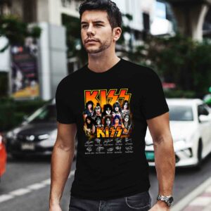 Kiss Rock Band Signatures For Men And Women 0 T Shirt