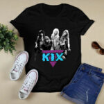 Kix Blow My Fuse Tour 1989 Rock Band front 2 T Shirt