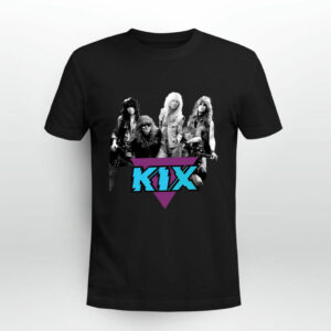 Kix Blow My Fuse Tour 1989 Rock Band front 4 T Shirt