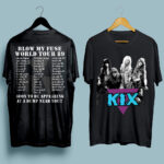 Kix Blow My Fuse Tour 1989 Rock Band front 5 T Shirt