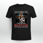 Knights Templar Lion In Your Darkest Hour When The Demons Come Call On Me Brother 3 T Shirt