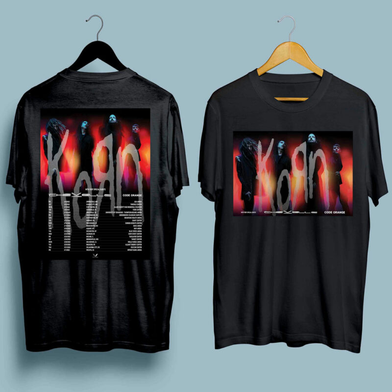 Korn 2022 Tour Front 4 T Shirt