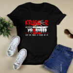 Krueger Voorhees 2024 Let Us Take a Stab at It 3 T Shirt