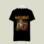 Kurt Cobain Nirvana Acoustic Portrait Rock Band 2 T Shirt 1