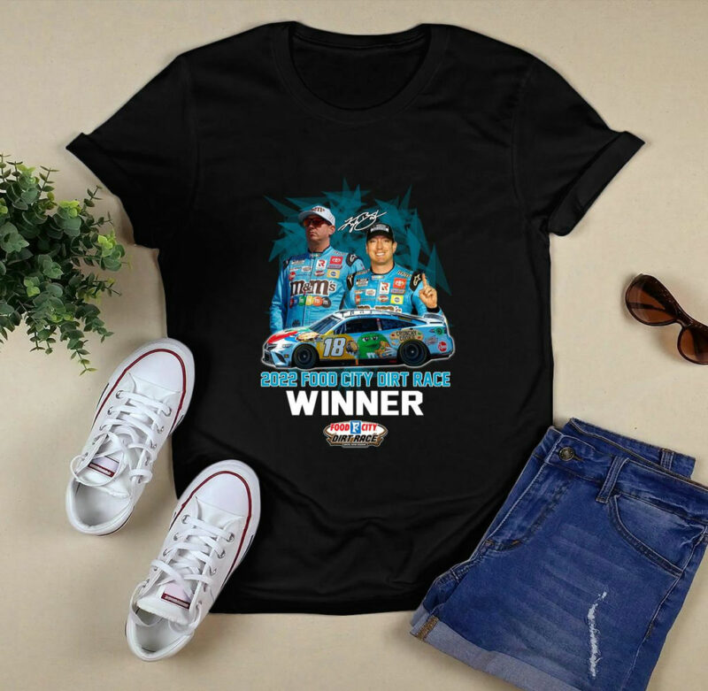 Kyle Busch Winner 2022 Food City Dirt Race Signature 0 T Shirt