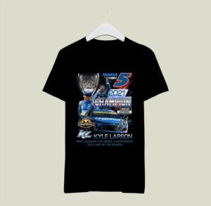 Kyle Larson First Nascar Cup Series Championship 10th Win Of The Season Signature 0 T Shirt