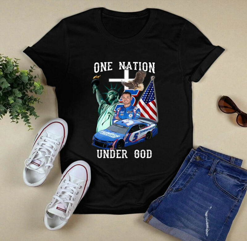 Kyle Larson Nascar One Nation Under God 0 T Shirt