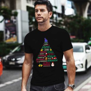 LA Koufax Snider Scully Robinson Dodgers Christmas Tree 0 T Shirt
