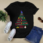 LA Koufax Snider Scully Robinson Dodgers Christmas Tree 3930 T Shirt