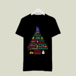 LA Koufax Snider Scully Robinson Dodgers Christmas Tree 4 T Shirt