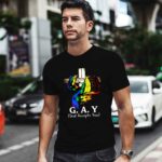 LGBT Cross Jesus Gay God Accepts You 0 T Shirt