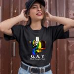 LGBT Cross Jesus Gay God Accepts You 1 T Shirt