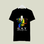LGBT Cross Jesus Gay God Accepts You 1070 T Shirt