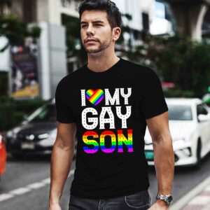 LGBT Heart I Love My Gay Son 0 T Shirt