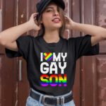 LGBT Heart I Love My Gay Son 1 T Shirt