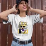 LSU Tiger Mickey Mouse National Championship 2020 white 2 T Shirt