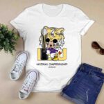 LSU Tiger Mickey Mouse National Championship 2020 white 5 T Shirt