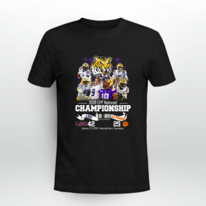 LSU Tigers 2020 CFP National Championship 0 T Shirt