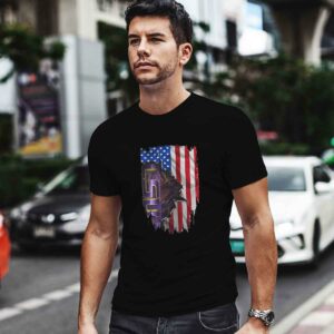 LSU Tigers American flag 0 T Shirt
