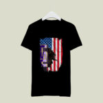 LSU Tigers American flag 1 T Shirt 1