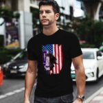 LSU Tigers American flag 2 T Shirt 1