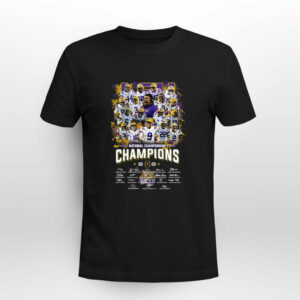 LSU Tigers Champions National Championship 2020 Players Signature 0 T Shirt