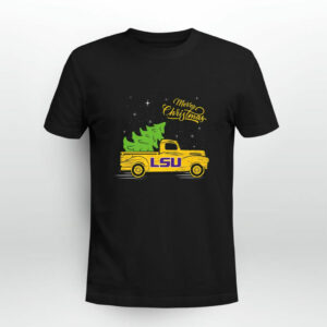 LSU Tigers Christmas Truck 0 T Shirt
