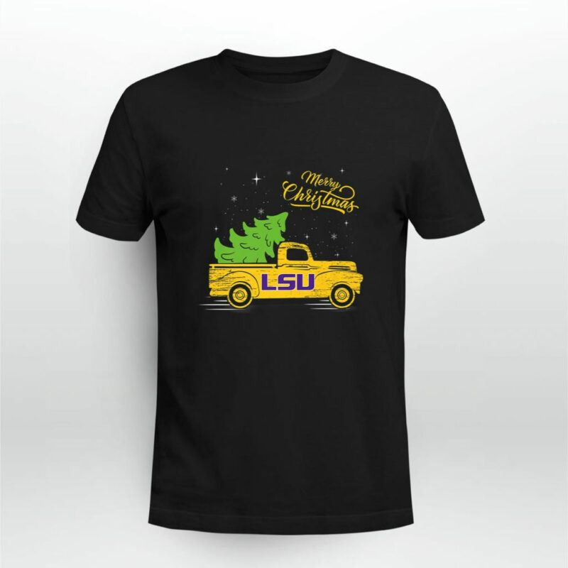 Lsu Tigers Christmas Truck 0 T Shirt