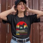 Labradoodle Best Dad Ever Gift Dog Vintage Retro Men 1 T Shirt