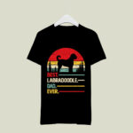 Labradoodle Best Dad Ever Gift Dog Vintage Retro Men 4 T Shirt