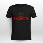 Lady Gaga And Pierpaolo Piccioli Valentino Vaccinated 2 T Shirt