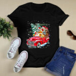 Lady and the Tramp On Car Christmas 4 T Shirt