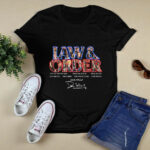 Law And Order Dick Wolf Signatures 2 T Shirt