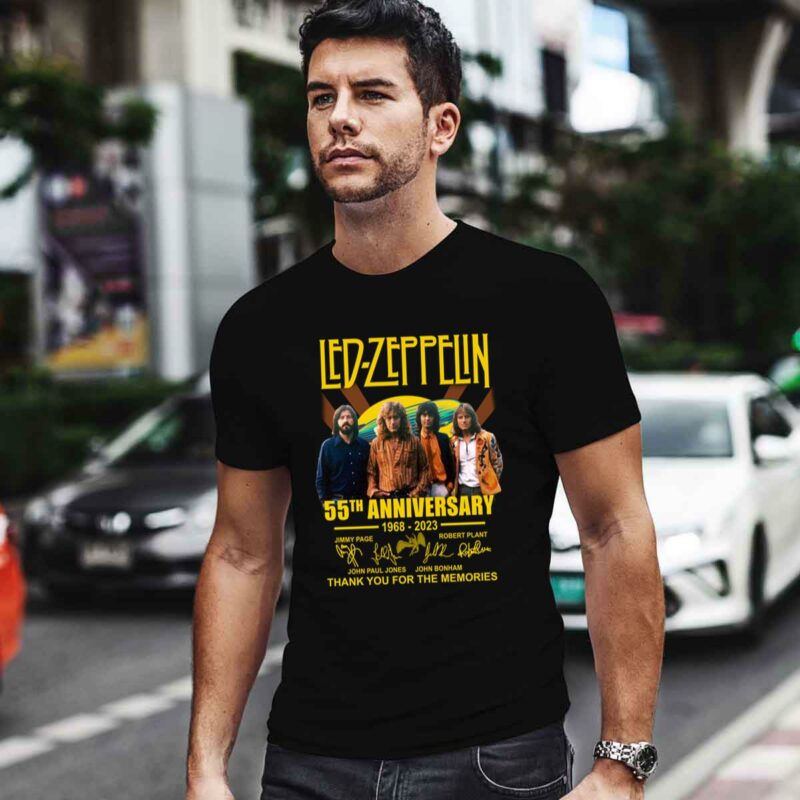 Led Zeppelin 55Th Aniversary 1968 2023 0 T Shirt