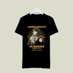 Legends Never Die Jim Morrison 1943 1971 Signatures 2 T Shirt