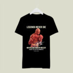 Legends never die marvelous marvin hagler thanks for the memories 1954 2021 1 T Shirt