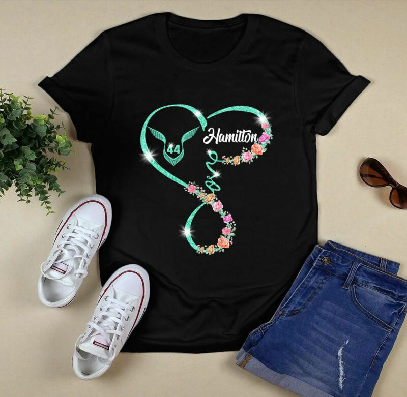 Lewis Hamilton Love Flower Heart 0 T Shirt