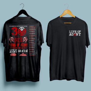 Life of Agony 2023 Tour front 4 T Shirt