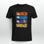 Like Bears dislike Vikings dislike Lions and F ck Green Bay Packers 3 T Shirt