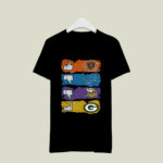 Like Bears dislike Vikings dislike Lions and F ck Green Bay Packers 4 T Shirt