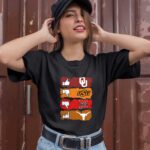 Like Sooners Oklahoma state cowboys cornhuskers and Longhorns 3 T Shirt