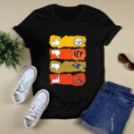 Like Steelers Dislike Bengals Dislike Ravens and Fck Browns 2 T Shirt