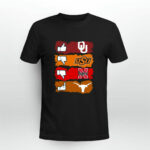 Like sooners Oklahoma state cowboys nebraska cornhuskers and longhorns 0 T Shirt