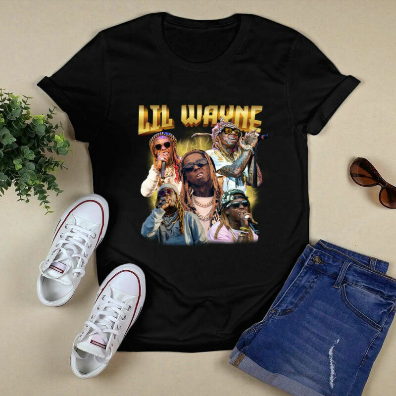 Lil Wayne Rapper The North America Tour 2023 Front 4 T Shirt