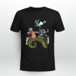 Lilo and Stitch Halloween Jack Skellington Sally Zero 3 T Shirt