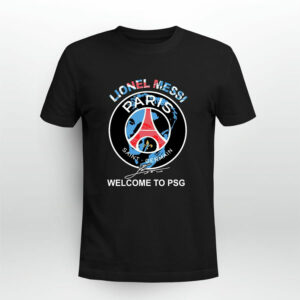 Lionel Messi Paris Saint Germain Welcome To PSG Signature 0 T Shirt