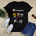 Logo Champion No. 10 Pele Ronaldinho Diego Maradona Signatures 4 T Shirt