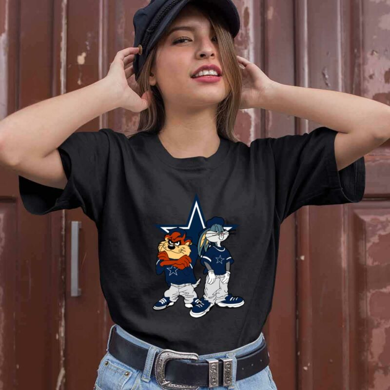 Looney Tunes Bugs And Taz Dallas Cowboys 0 T Shirt
