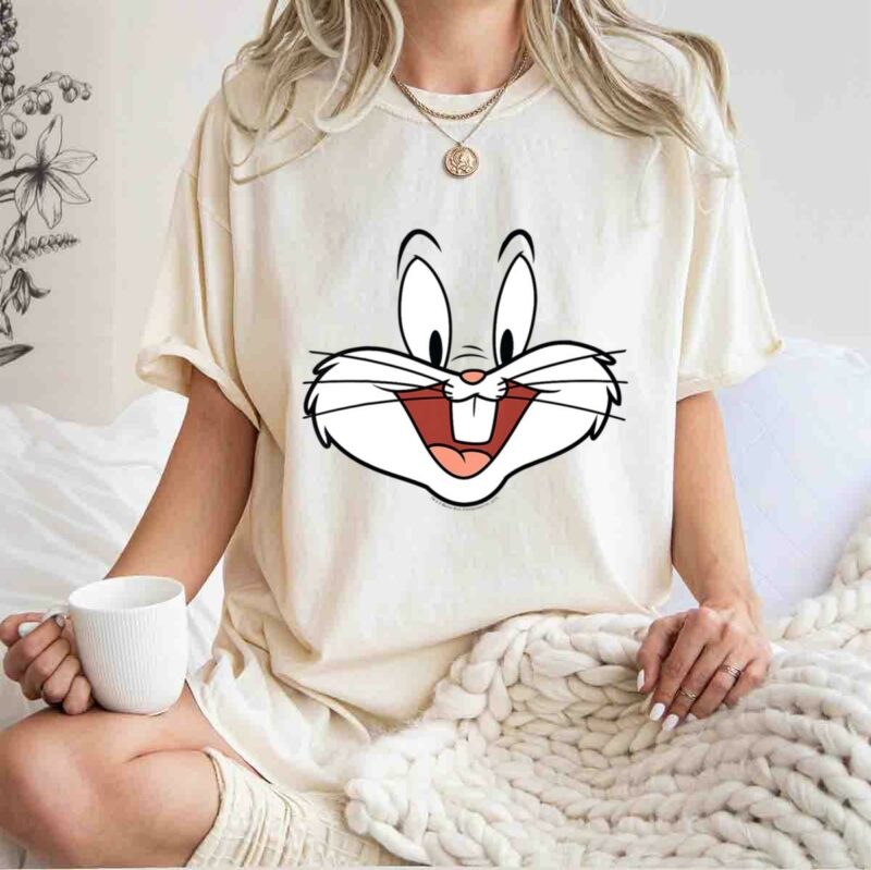 Looney Tunes Bugs Bunny Face Funny 0 T Shirt