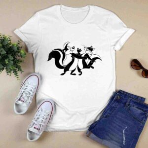 Looney Tunes Pepe Le Pew Penelope Portrait 0 T Shirt